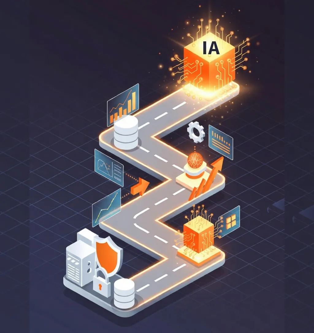 imagem detalhando o caminho para a Inteligência Artificial