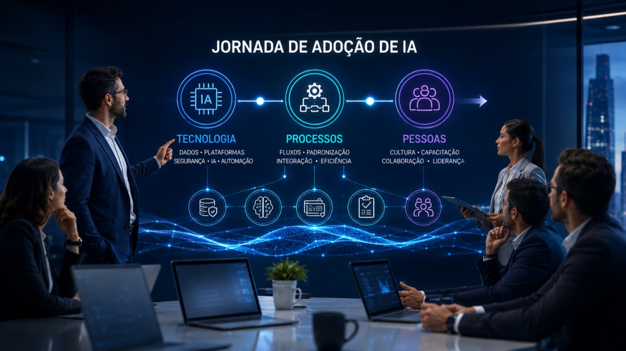 imagem destacada do artigo A adoção de IA nas empresas começa antes da escolha da tecnologia